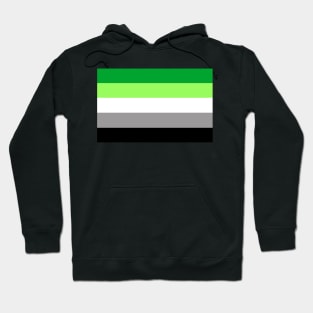 Aromantic Pride Flag (White-Stripe Variant) Hoodie